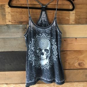 Hot Topic Tops - Skull Tank Hot Topic Tops - Skull Tank